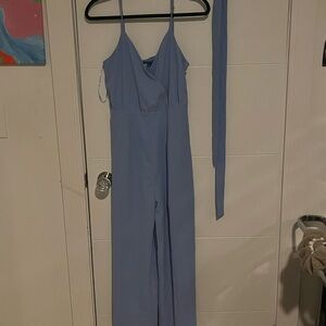 Elegant Blue Women's Jumpsuit